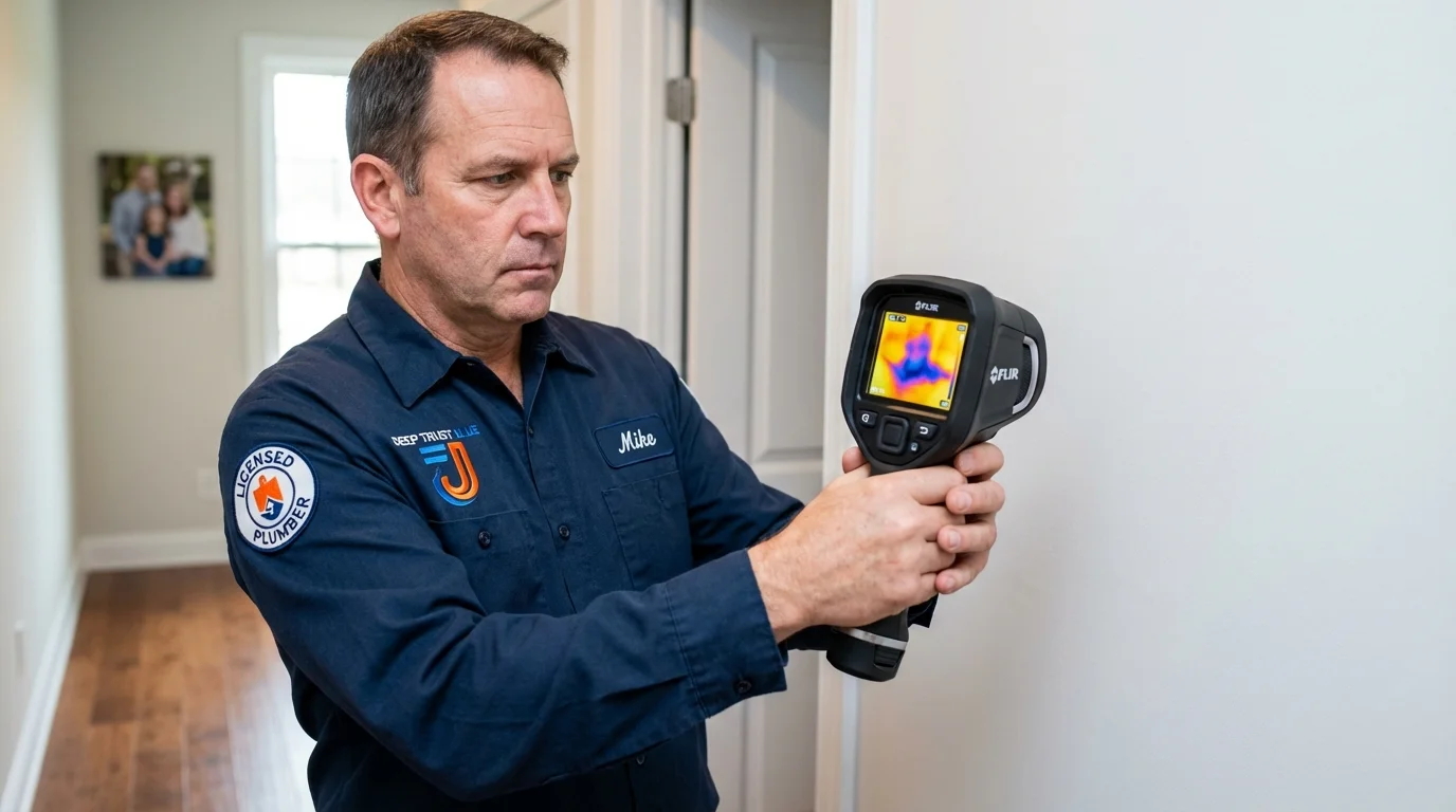 Thermal imaging leak detection by Johns Plumbing LLC in Aliquippa